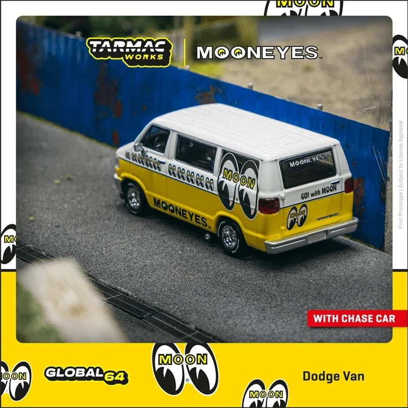 

Tarmac Works 1:64 Dodge Van Mooneyes Diecast Model Car