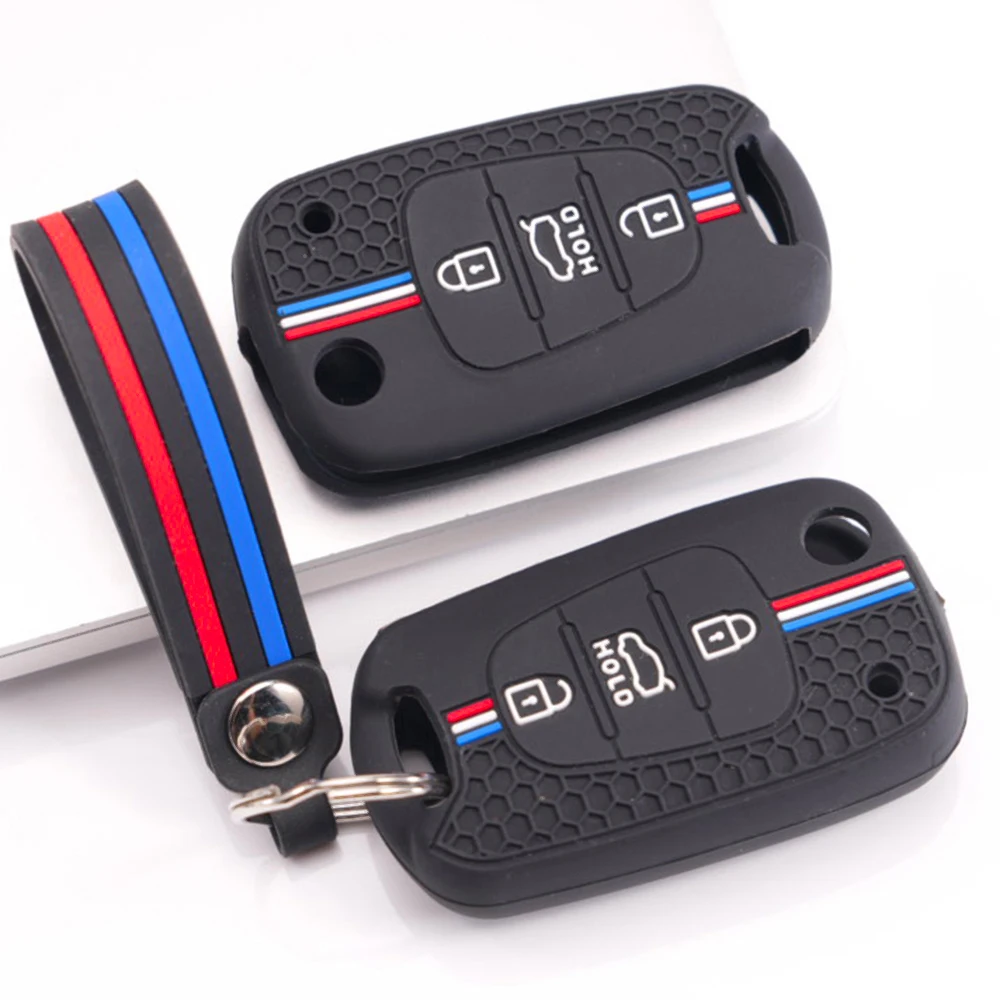 Key Case Cover Keychain For Kia Rio Rio X-Line K2 Sportage Sorento Optima K5 Soul Ceed Cerato K3 Picanto Seltos Drop Resistant