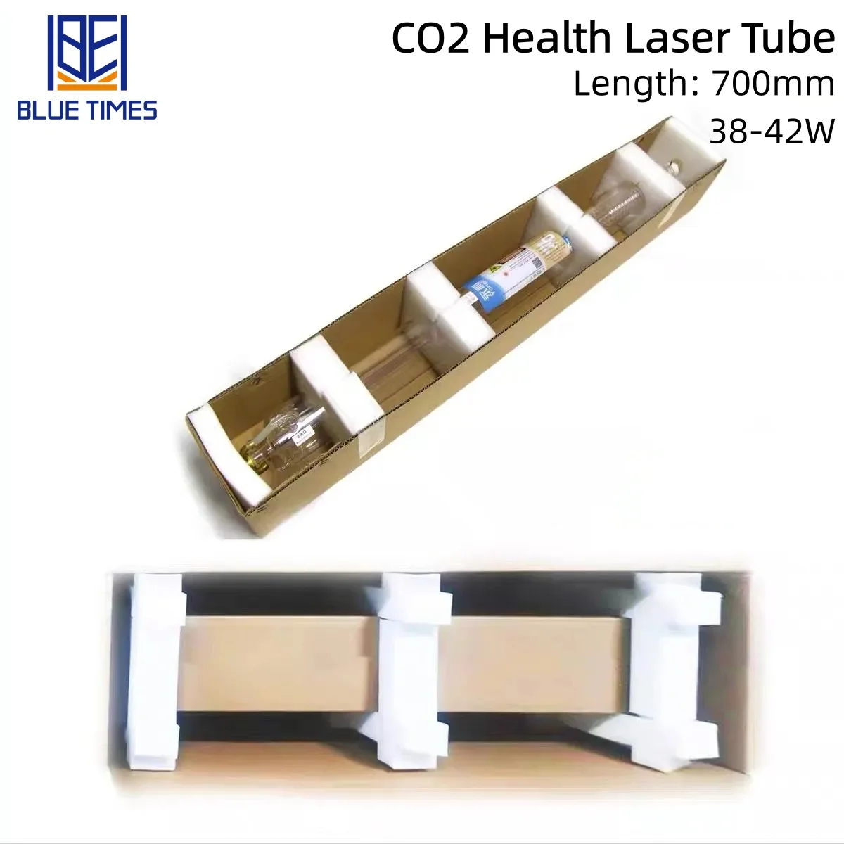 أنبوب ليزر ثاني أكسيد الكربون الطبي بلوتوث 38-42 وات أنبوب ليزر ثاني أكسيد الكربون الطبي طول 700 مم ضياء 50 مم عمر الخدمة 10,000 ساعة #6