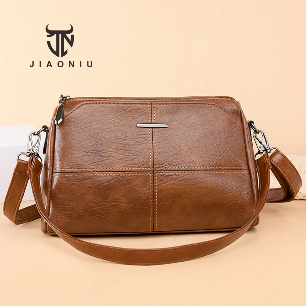 

Solid Color High Quality PU Leather Women's Shoulder Bag Fashion New Ladies Mobile Phone Purse 2023 Women Crossbody Bags Bolsos