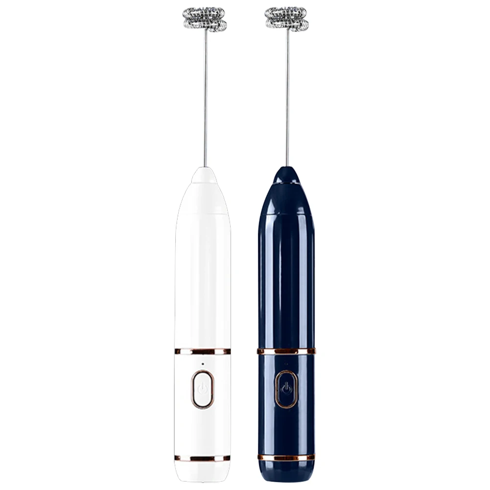 Eiergarde Handmixer 3 snelheden Draadloze eierklopper met 2 koppen Roerdergarde Elektrische melkschuimer voor koffie Warme chocolademelk