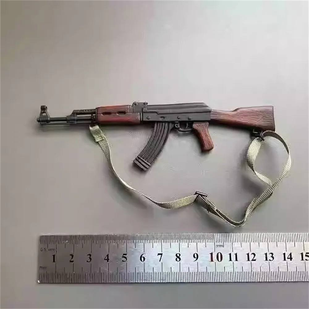 

21ST 1/6 ZYTOYS DML US. Soldier Doll Mini Toys Weapons Model AK47 with Sling PVC Material Not Real For 12" Doll Figure Collect