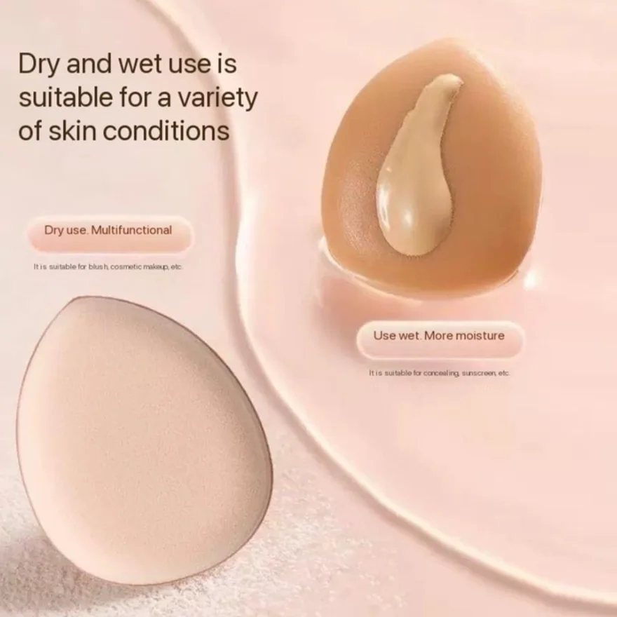 12 個プロフェッショナルメイクアップスポンジセットブレンドパウダーパフクッションルースパウダーミニディテールスポンジ多用途美容ツール