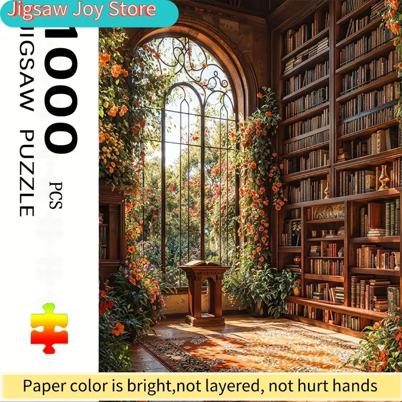 

Puzzles Featuring Books And Wildflower Designs - a Challenging Project Essential for Enthusiasts, Suitable for, Perfect for F