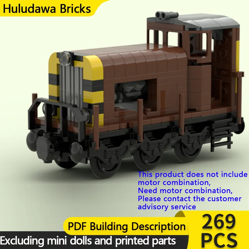 

City Car Model MOC Building Bricks Railway Diesel Shunter Modular Technology Gifts Holiday Assemble Children Toys Suit