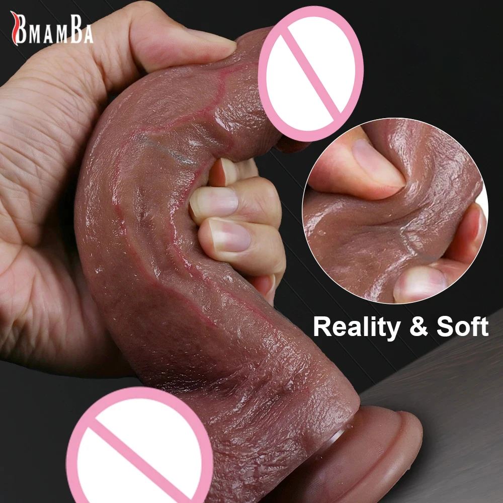 Sexshop Soft Dildo for Women Realistic Dick with Suction Cup Giant Phallus Anal Plug Big Cock Female Masturbators Adult Toys18