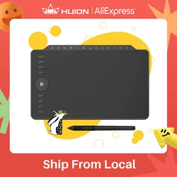 GAOMON Graphic Tablet M1220 12 Inch Drawing  Tablet Redail Tilt Support Battery-Free Pen 8 Express Keys with 13 Multimedia Keys