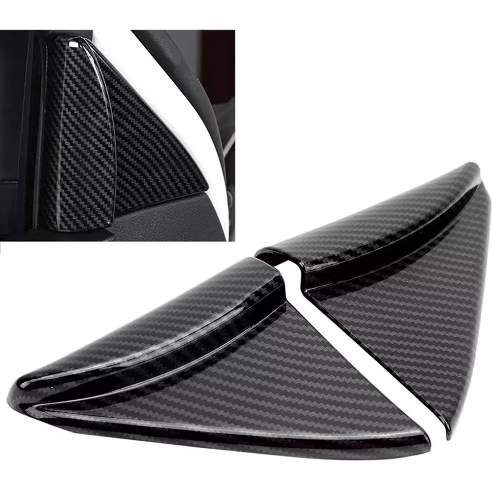 Car Audio Upgrade Carbon Fibre Speaker Horn Car Interior Accessories Clear Balanced Audio Effective Sound Solution