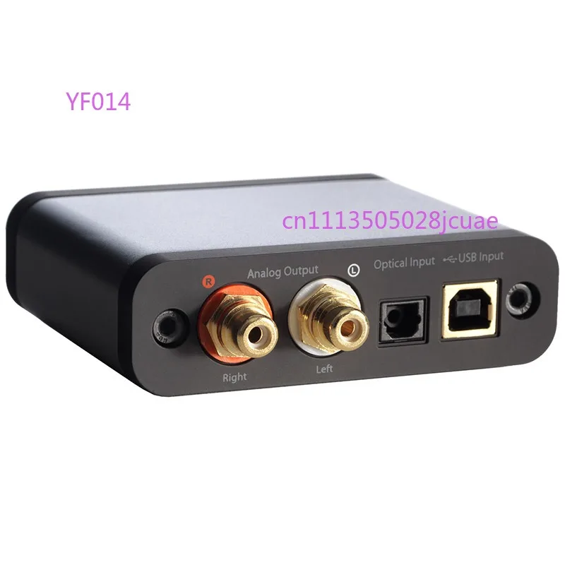 Mini USB DAC Decoder Audio Adapter, Fiber Optic Digital to Analog Converter Headphone Amp for Desktop Laptop
