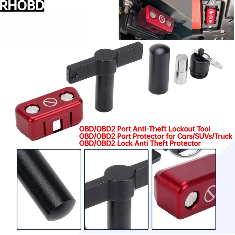 NEWBest OBD2 Port Anti-Theft Lockout Tool  OBD Port Protector for Cars/SUVs/Trucks Obd2 Lock Anti Theft Protector Accessorie HOT