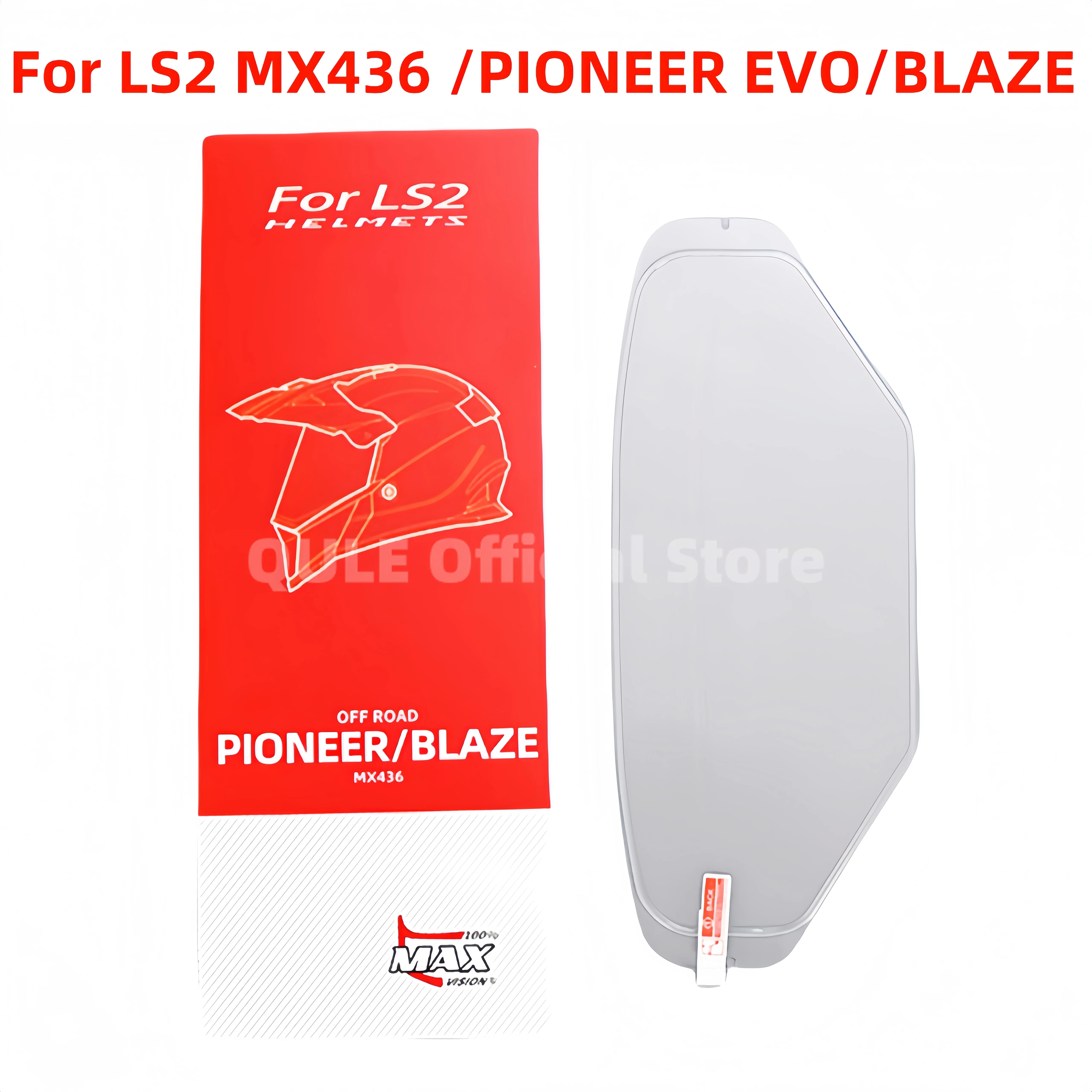 Anti fog film for LS2 MX436 PIONEER EVO BLAZE helmet Lens visor clear Anti fog patch visor Inserts