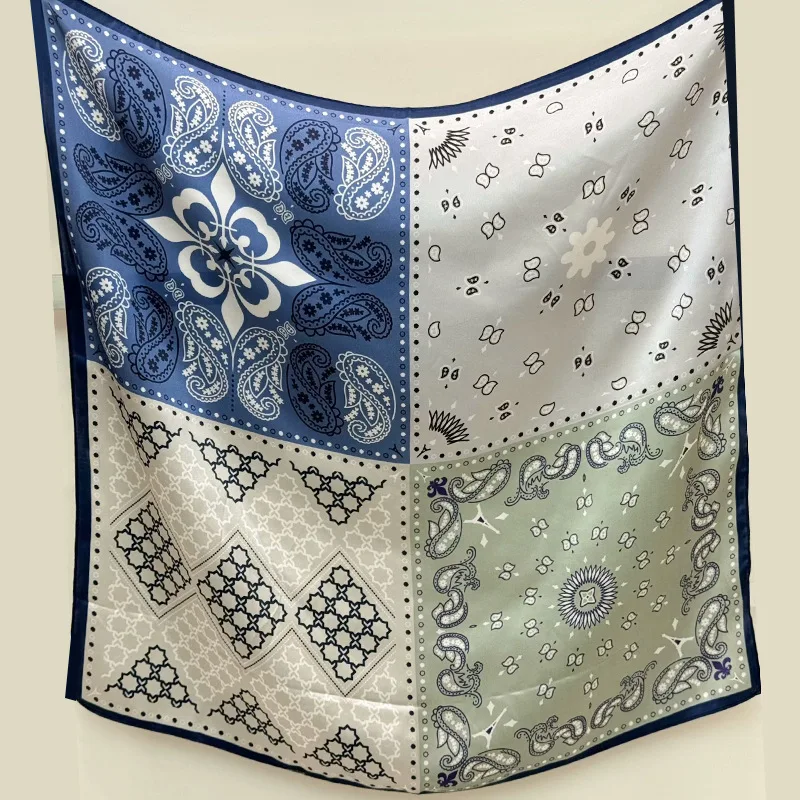 Small Square Towel Scarf Versatile High-Grade Professional Decorative with Shirt Spring and Autumn