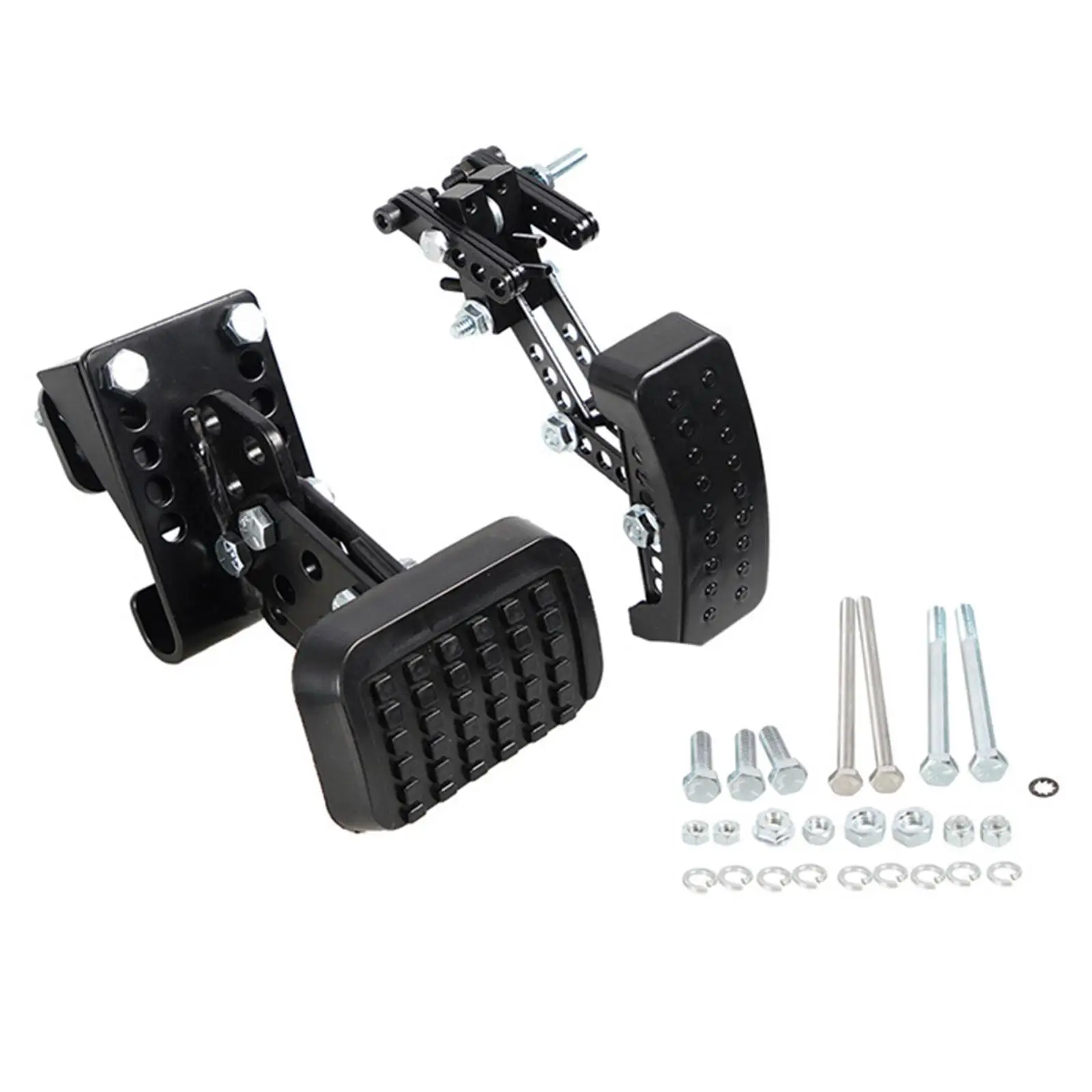 Rallonges Pédales Voiture Accélérateur Frein - Confort & Maniabilité Améliorés, Nylon Acier Inox