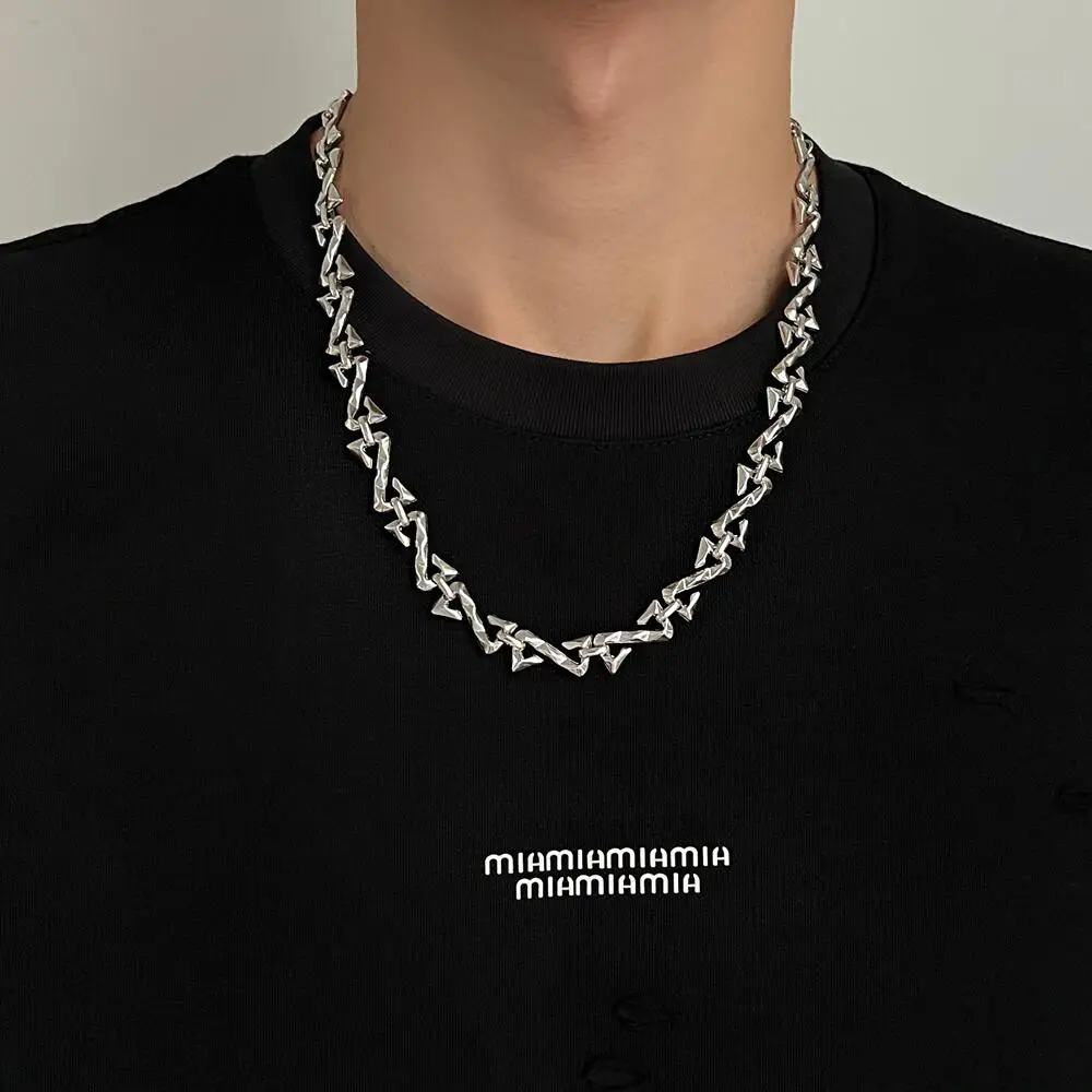 Hip Hop Letter Z Choker Necklace For Men Women Trend Collar Chain Charm Kpop Neck Jewelry Punk Male Accessories Wholesale