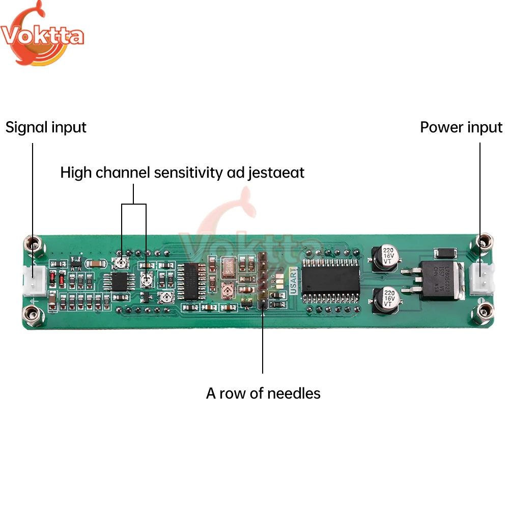 8 Digits RF Signal Frequency Counter LED Display Digital Cymometer Meter Tester Module 0.1Mhz to 1200Mhz Frequency Counters