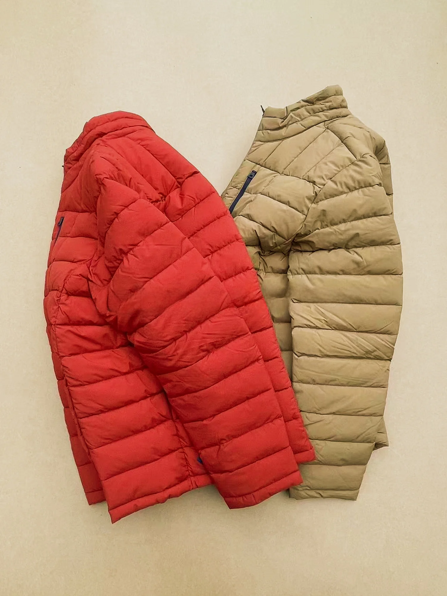 

Легкая дышащая хлопковая куртка для мужчин, повседневная, с воротником-стойкой, зимняя, теплая, молодежная, модная, длинная, однотонная