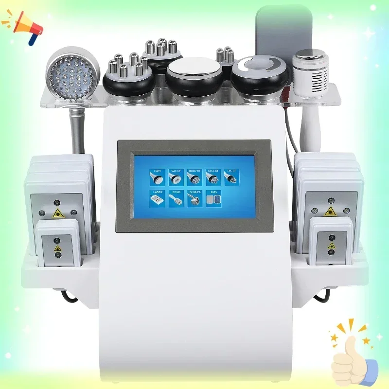 40K Cavitation Ultrasonic Body Slimming Machine Multi-Polar Radio Frequency Anti-Wrinkle Rejuvenation Skin Lift Tighten