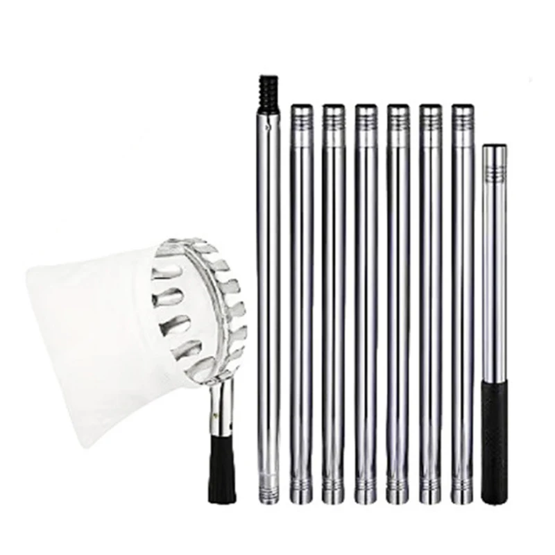 Machine de cueillette de fruits, tige d'épissure en acier inoxydable, outils de cueillette de fruits, cueillette de pommes, poires, citron et avocat pour outils de verger de ferme