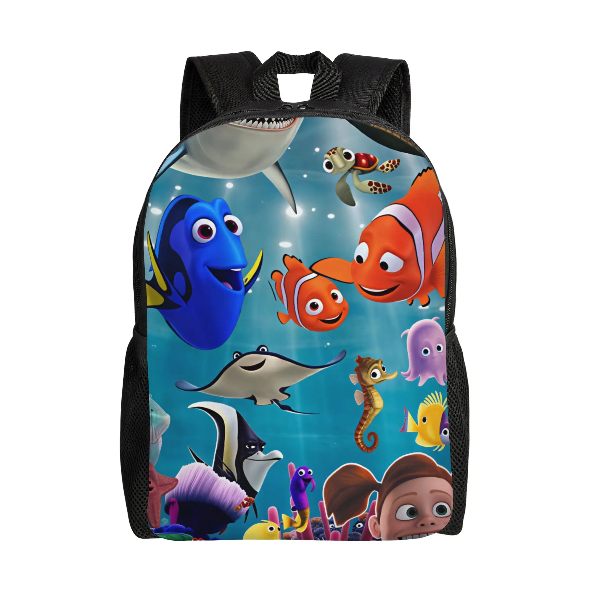 Finding Dorys Nemos Backpack Movie Workout Backpacks Boy Girl Pretty School Bags Design Print Rucksack