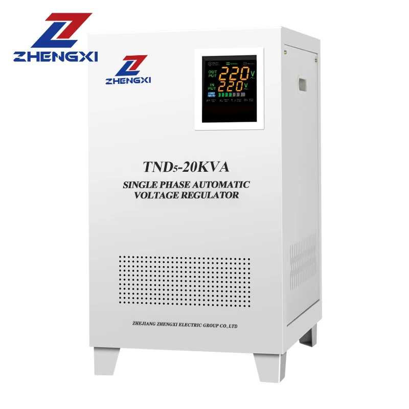 Regulador de tensão tipo servo TND 10KVA 20KVA 30KVA 40KVA AC 220V 110V estabilizador de tensão monofásico para escritório doméstico