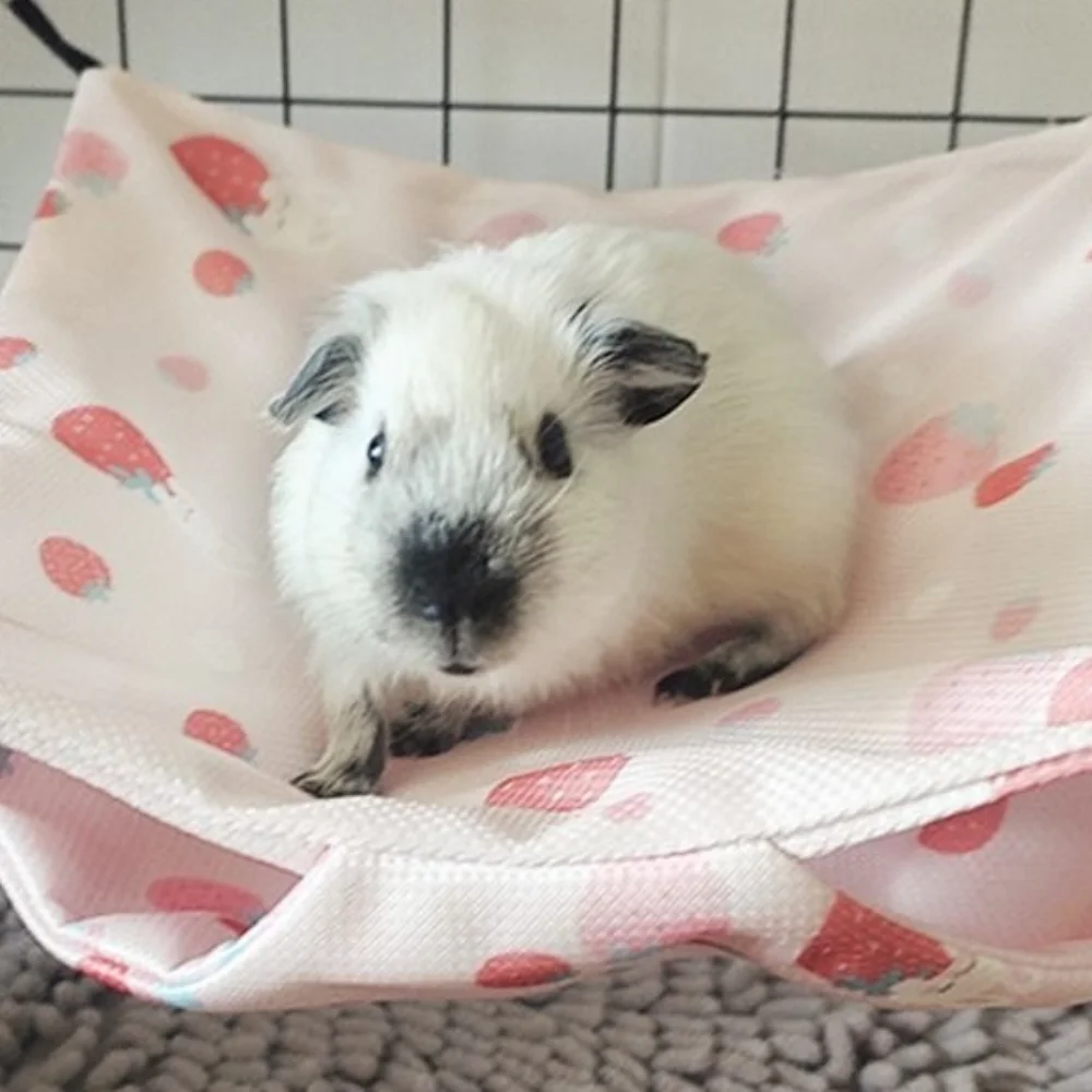 Rede de Descanso para Animais de Estimação, Refrescante para o Verão, Confortável e Respirável, Saco de Dormir Impermeável para Esquilos e Hamsters, Fácil de Limpar