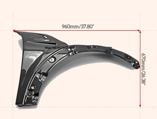 

Carbon Fiber Front Fender for MINI S F56 DUELL AG Style