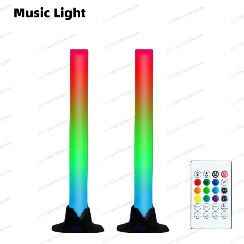 LED Strip Light Sound Activated Music Rhythm Ambient Light for Home Bedroom Living Room Party Gaming Room Wall Decor