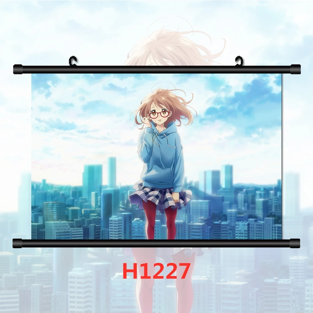 Canvas Painting Print Wall Pictures Beyond The Boundary Kuriyama Mirai Japan Anime Baby Kids Room Decoration Wall Art No Frame