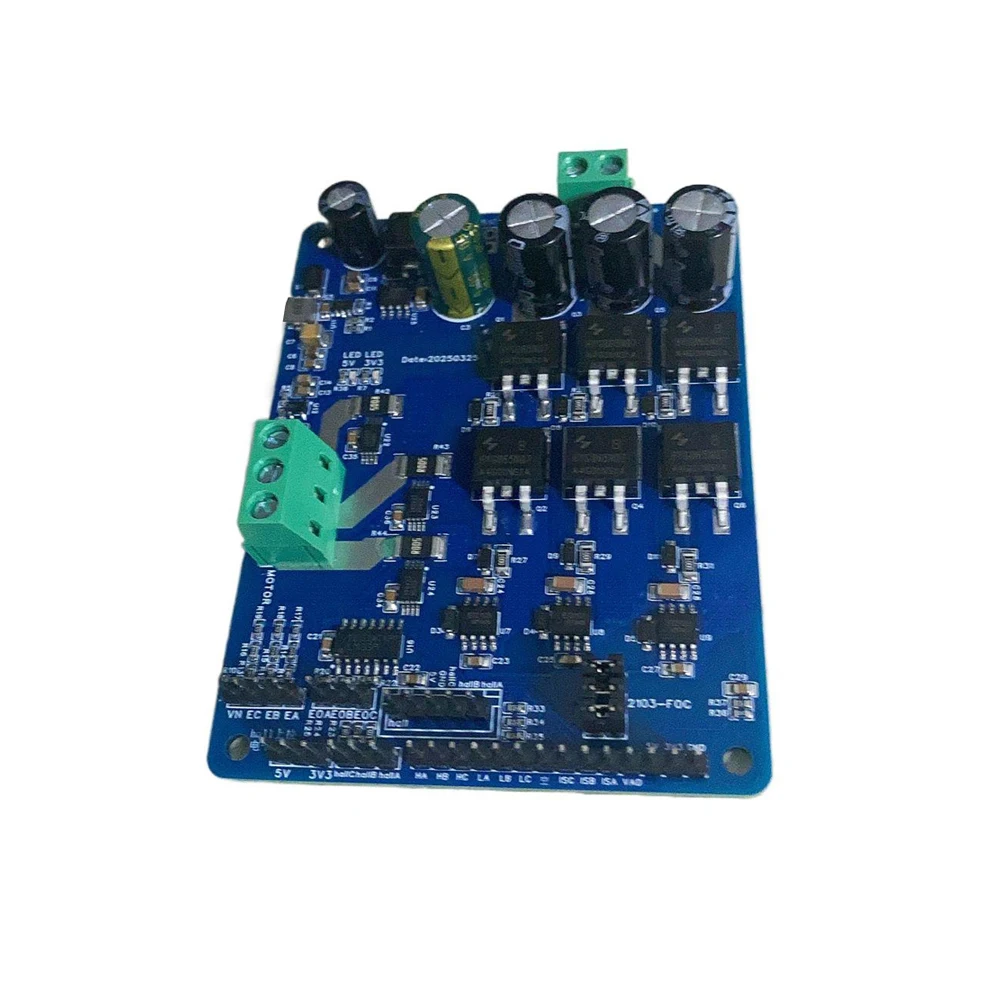 

FOC Motor Development Board Brushless Motor Drive Module 3-channel PWM Drive INA240-phase Current Sampling Motor Drive Board