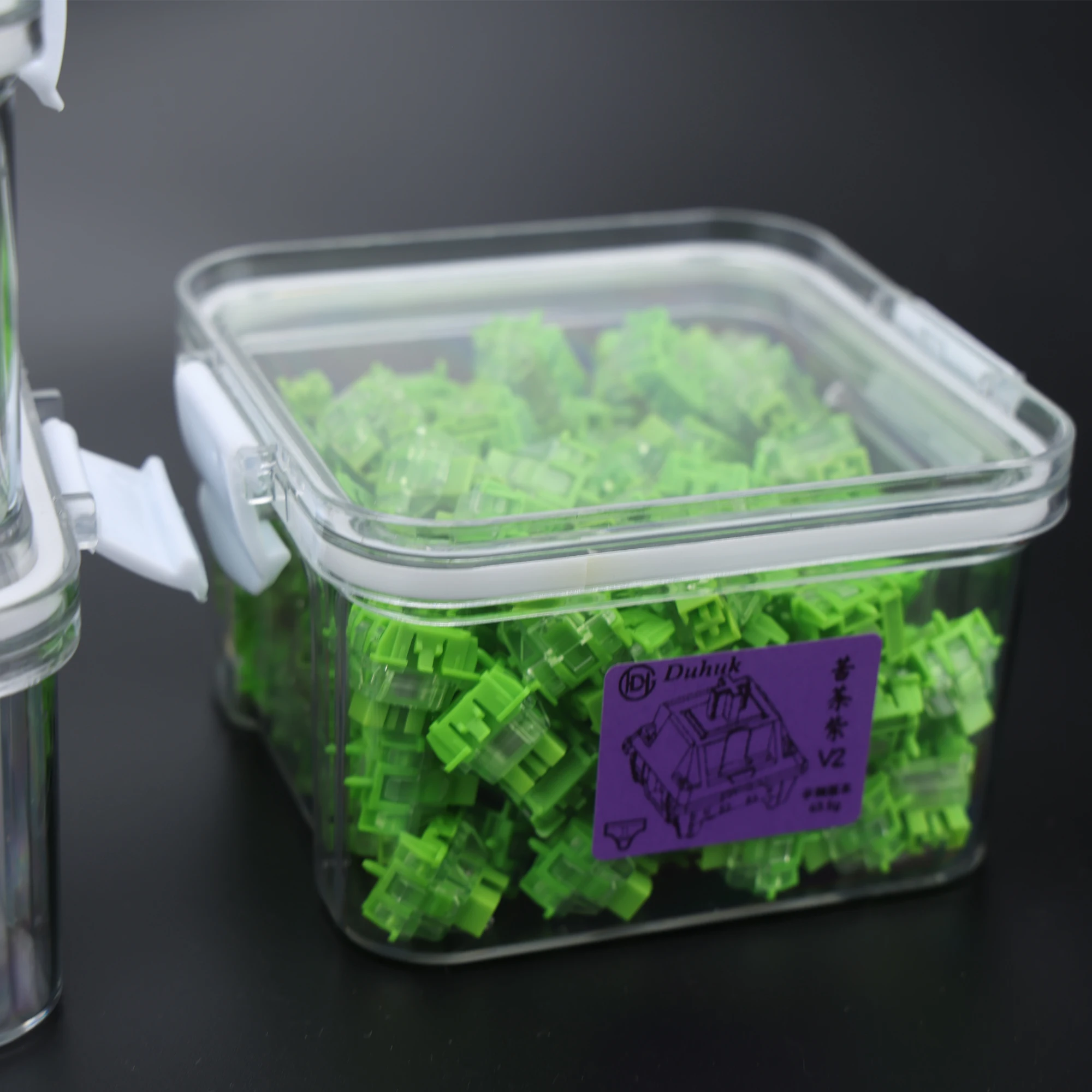 Keyboard Magnetic Switches Container Storage Box PC Polycarbonate Switches Box For Mechanical Keyboard Magnetic 440ml