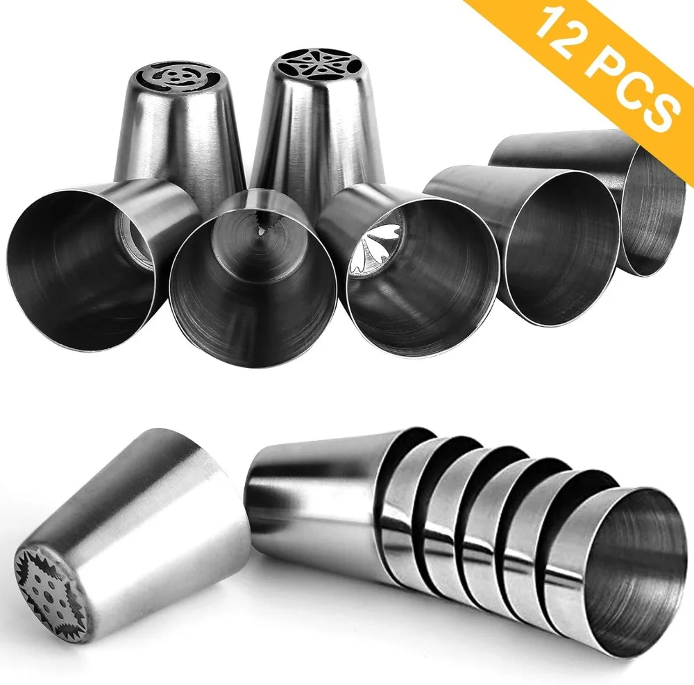 47 Pcs Russian Piping Tips Set - Decorating Tip Set recensione e prezzo