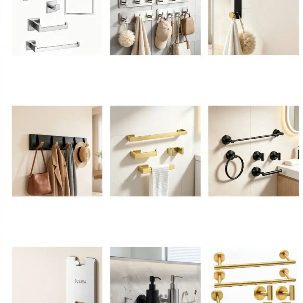 Punch Free T Shaped Hand Towel Rack Desktop Stainless Steel Holder Stand For Bathroom Kitchen Sink Countertop Storage
