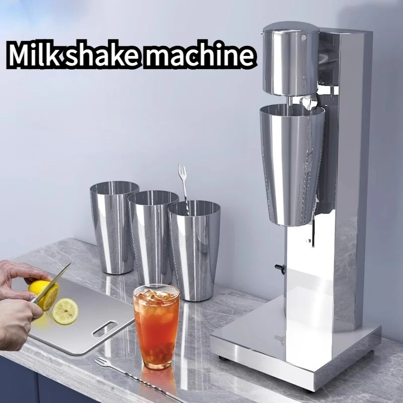

Машина для приготовления молочного коктейля с одной головкой, 220 В, магазин чая с молоком, электрический вспениватель молока, коммерческий миксер для чая с молоком