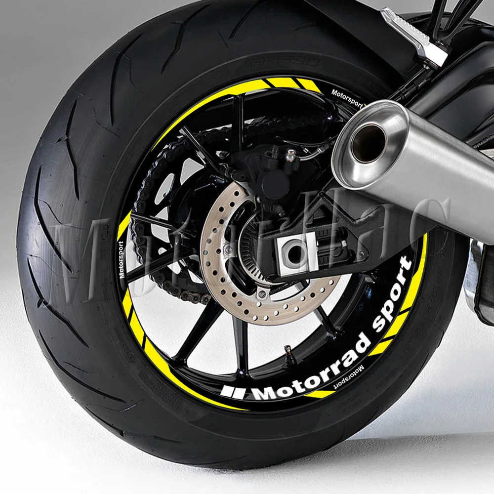 Motorrad-Radaufkleber 17'' Felgen-Dekorstreifen Zubehör für S1000XR/RR F900/800R S1000R F900XR nine t R 1200R G310R – Detail 2