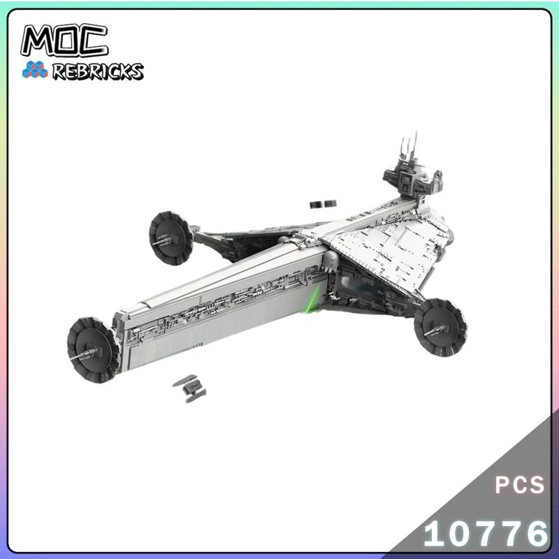 

Space Series MOC UCS Cantwell-Class Arrestor Cruiser UBuilding Blocks Interstellar Cruiser Assembly Technology Bricks Collector