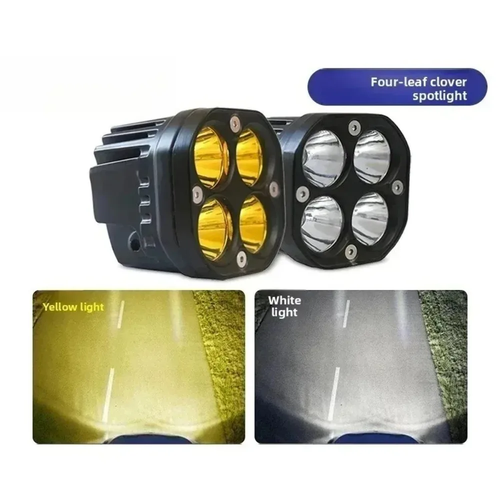 1pc 2pc New 40W Pod Lights LED Offroad Driving Fog Lights Work Auxiliary Bumper Lights Fit for Car Truck Boat Motorcycle