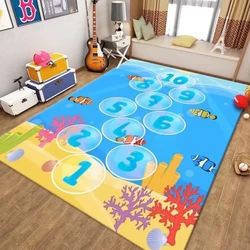 Children's Educational Early Education Game Carpet Living Room Baby Room Bedside Rugs Bedroom Decoration Crawling Non-slip Rug