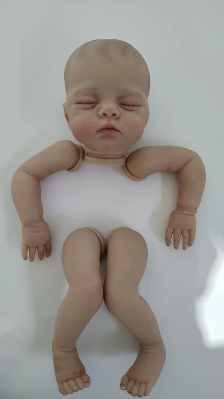 NPK 19inch New Arrival Already PaintedTwins Kit Lily and Irys Soft Touch Hand Painted with Veins Cloth body included