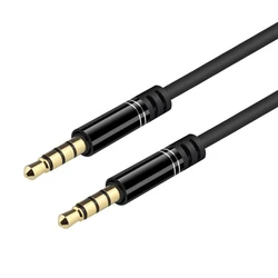 HiFi AUX Kabel 3,5mm Audio Lautsprecher Kabel 3,5 Jack Für Gitarre Vergoldet Hilfs Auto Kopfhörer Kabel