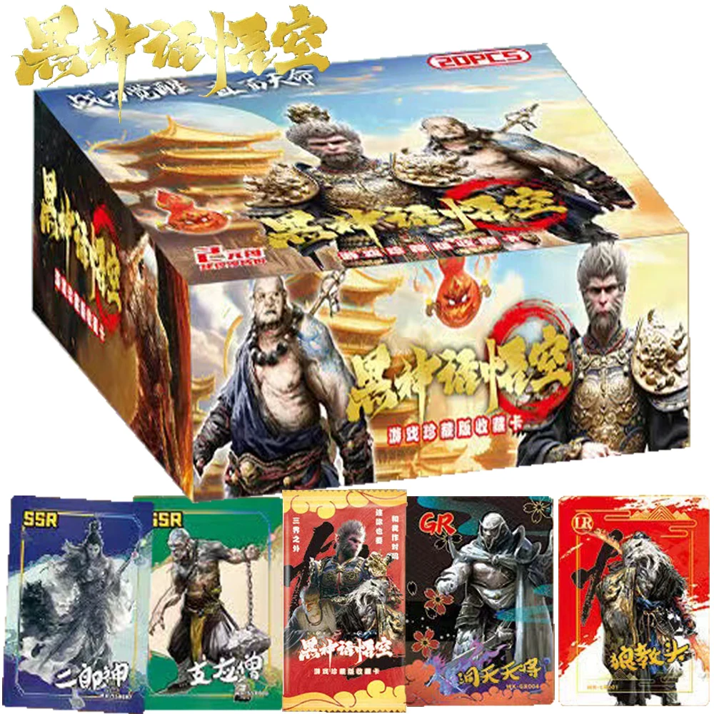 Genuine Black Myth Wukong Card For Children Popular Single Player Games Monkey Sun Rare Limited Game Collection Card Kids Toys