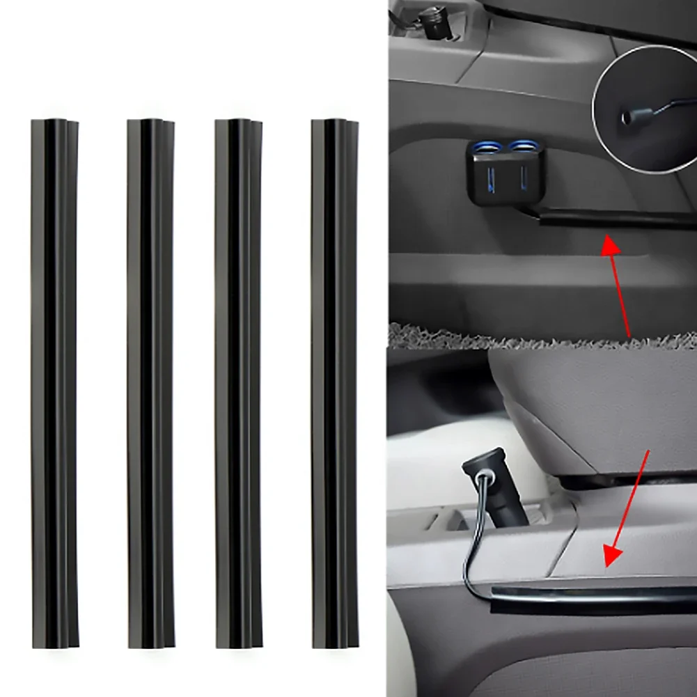 4/8Pcs Car Concealed Wire Cover Line Sleeve Cable Clips Organizers Vehicle Beam Clamp Car-styling Auto Accessories