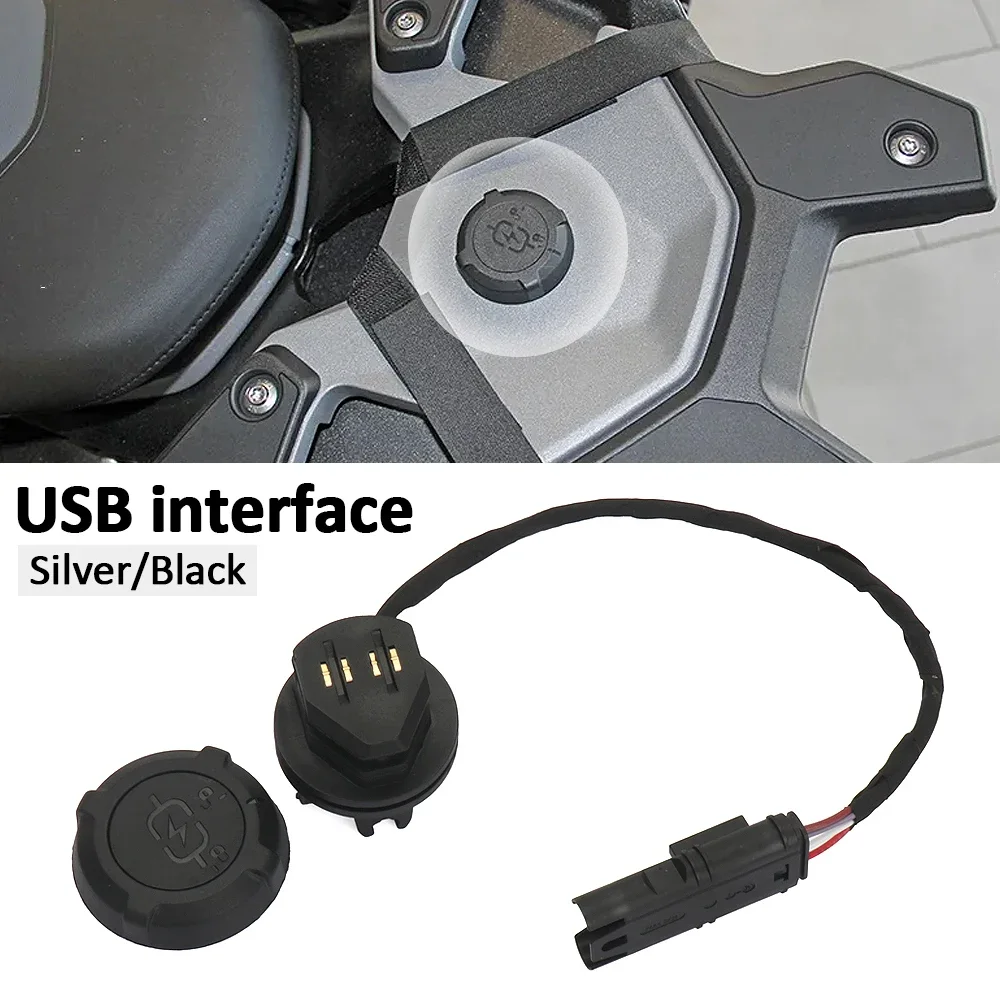 

Motorcycle Rear Luggage Rack USB interface For BMW C400GT C400X 2025 Accessories R1300GS R 1300 GS Adventure Storage Box Support