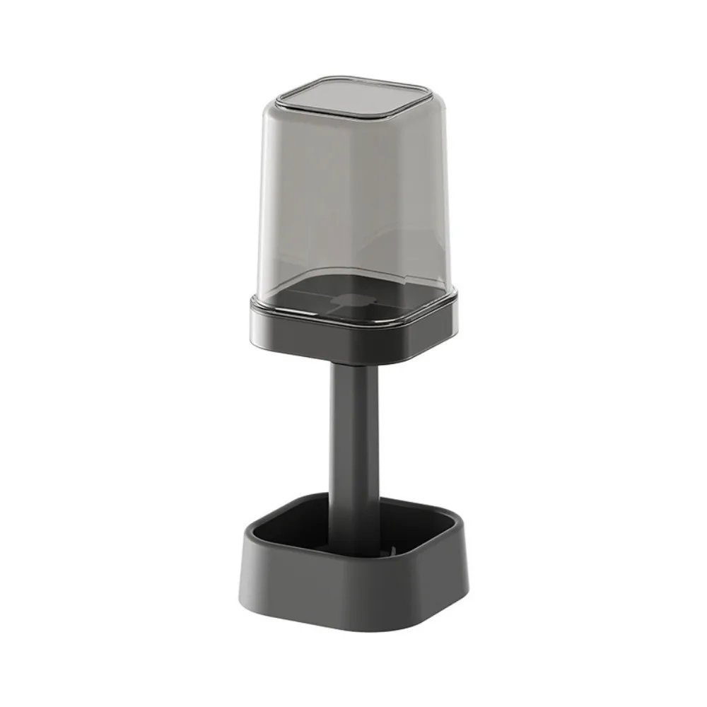 Dustproof Toothbrush Holder with Lid All-in-One Toothbrush Organizer Multi-functional Portable Toothpaste Rack Couple