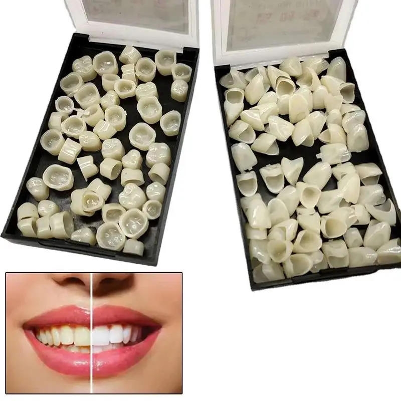 

New Hotal Resin Temporary Tooth Crown Anterior Posterior Teeth Repair Dentistry Lab Porcelain Supplies C854-fro