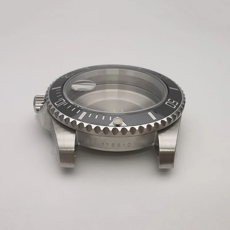 904L Steel Watch Case For Submariner 116610LN, Fits To 3135 Movement, Watch Parts Aftermarket Replacement