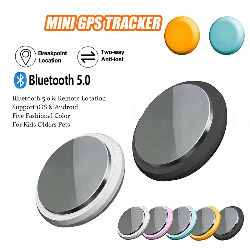 

Мини-умный ключ-локатор, GPS-отслеживающее устройство, Bluetooth, анти-потерянная бирка, напоминание о тревоге, работает с IOS и Android для поиска домашних животных