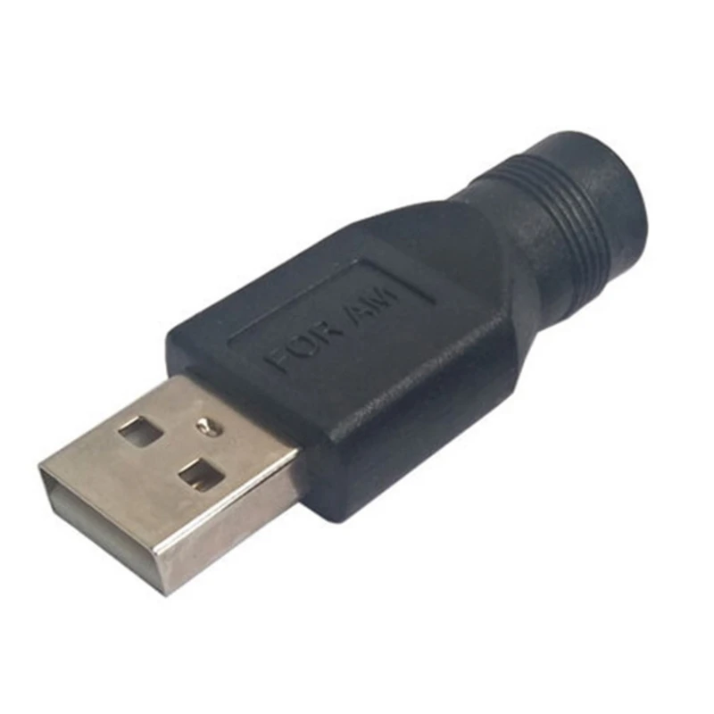 USB Male to 3.5x1.35mm/4.0x1.7mm Female Charging Convertor Adapter Connectors Charge Barrel Jack Power Adapters