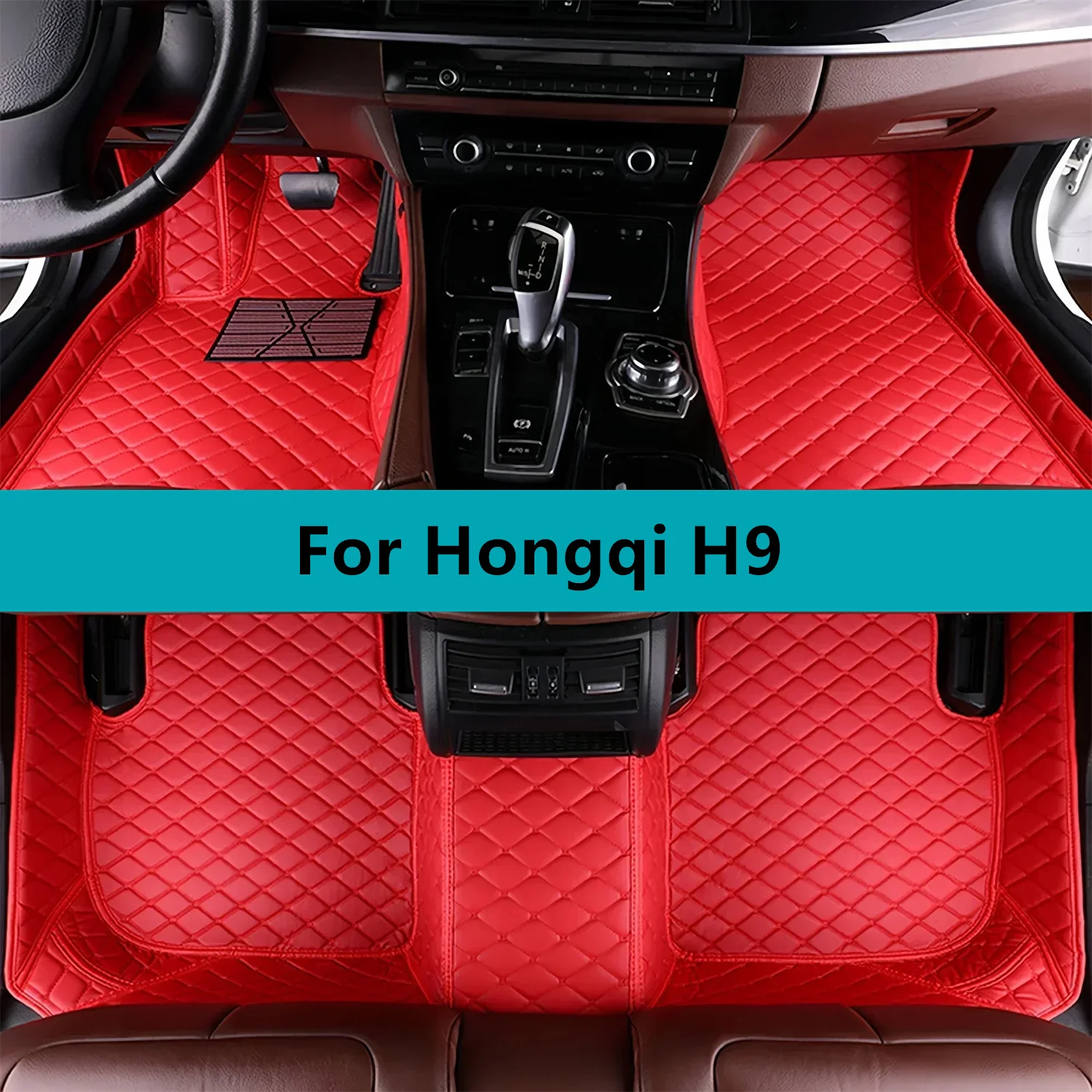 

Custom Leather Waterproof Car Floor Mats For Hongqi H9 2022 2023 2024 2025 2026 2027 Car Floor Mats Interior Accessories