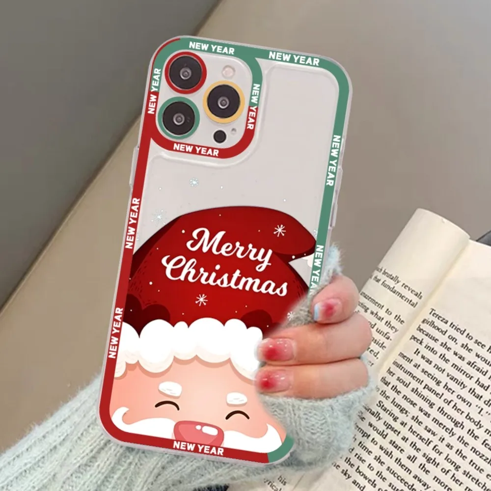 Christmas Cartoon New Year Gift  Phone Case For Samsung A 10 20 30 70 13 21 32 72 22 51 52 53 71 73 32 4g 32 5g Fundas