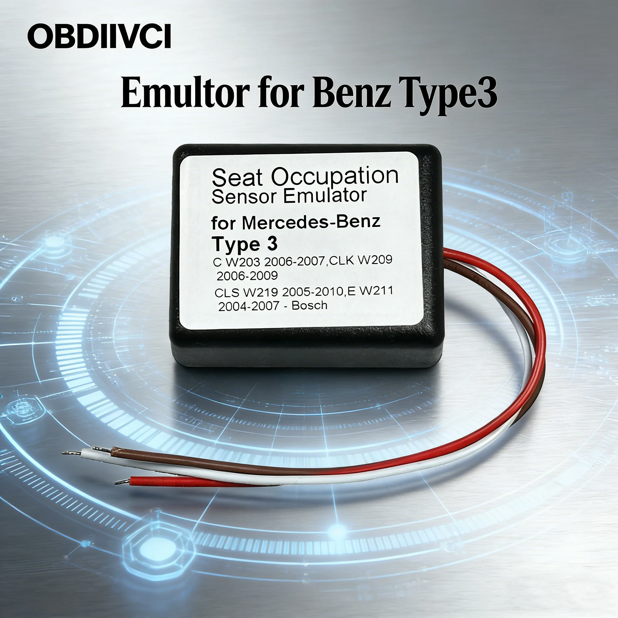 

Эмулятор типа 3 MB SRS для Mer-ce-des Be-nz C W203 CLK W209 CLS W219 E W211, эмулятор сиденья, подушка безопасности, инструмент сброса